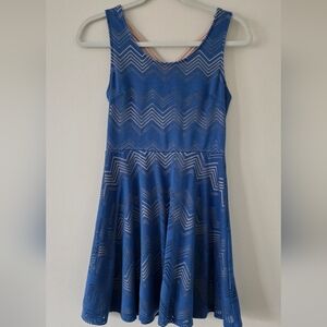 Candie's Small Blue Dress with built-in slip!